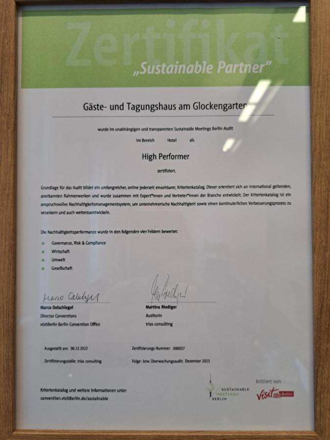 Gaeste- Und Tagungshaus Am Glockengarten Hotel 3*