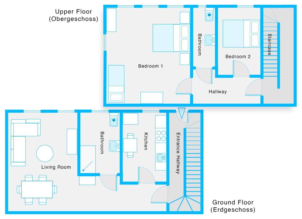 The Tieckstr Loft For Up To 7 People With 2 Bathrooms *