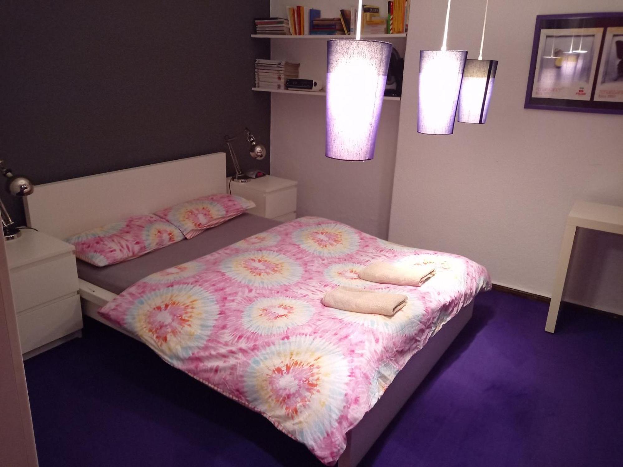 Double Bed In Sharing Apartment