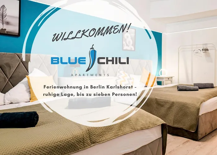 Blue Chili 31 - Stadtwohnung Fuer 7 - Modern Zentral Karlshorst Wlan