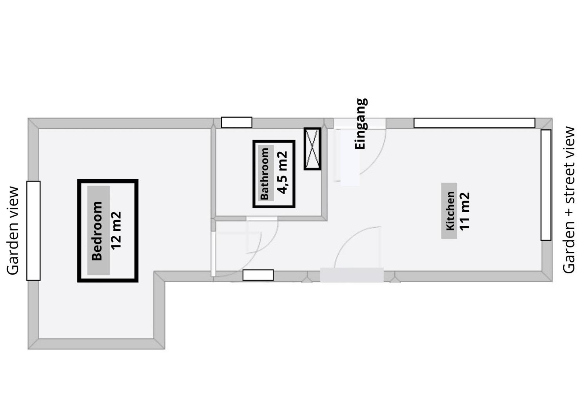 Mini-apartment Ruhig Und Verkehrsguenstig In Berlim
