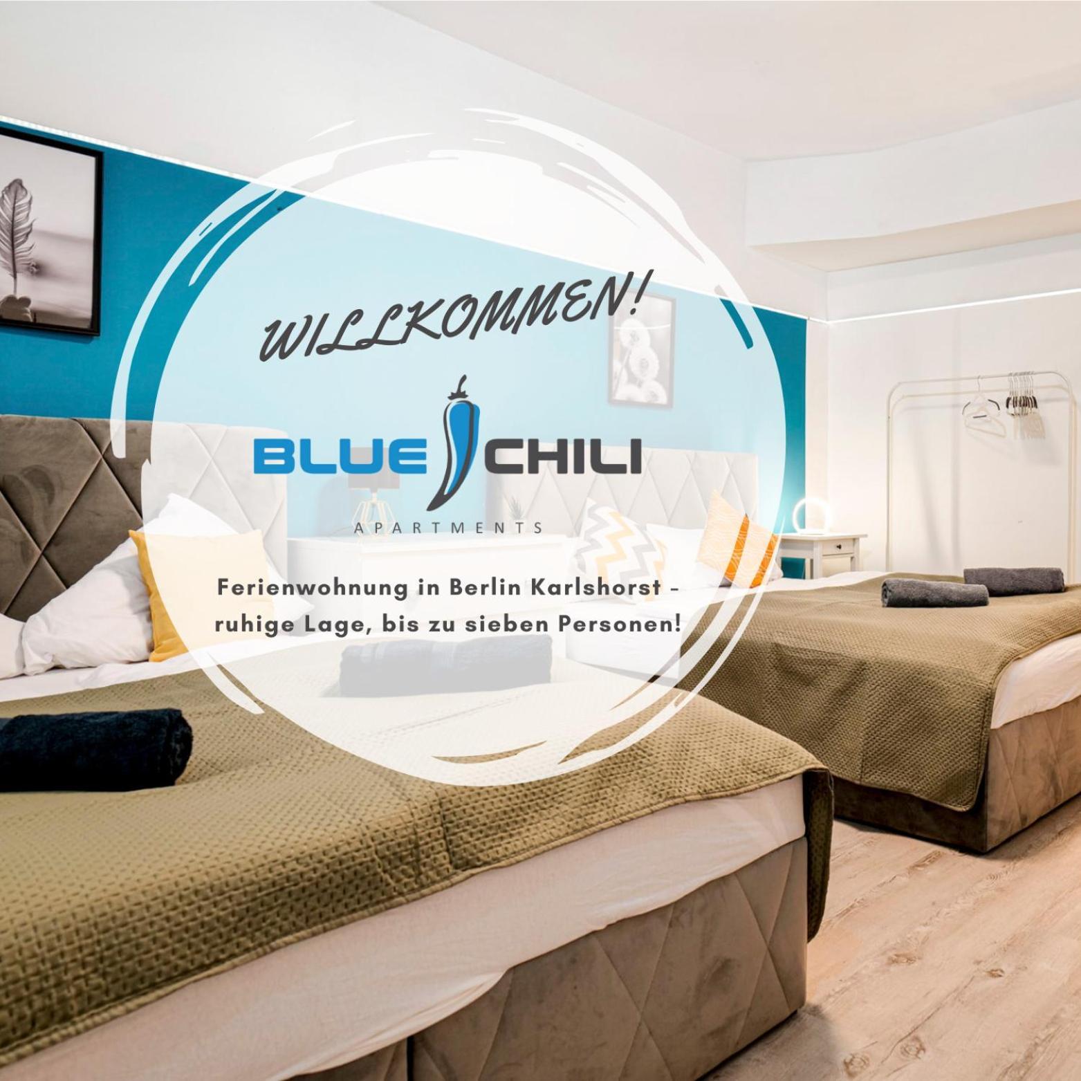 Blue Chili 31 - Stadtwohnung Fuer 7 - Modern Zentral Karlshorst Wlan Apartamento *