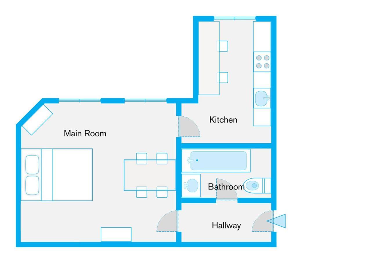 Apartamento The Stralauer, 1 Bed Up To 2 People, Friedrichshain
