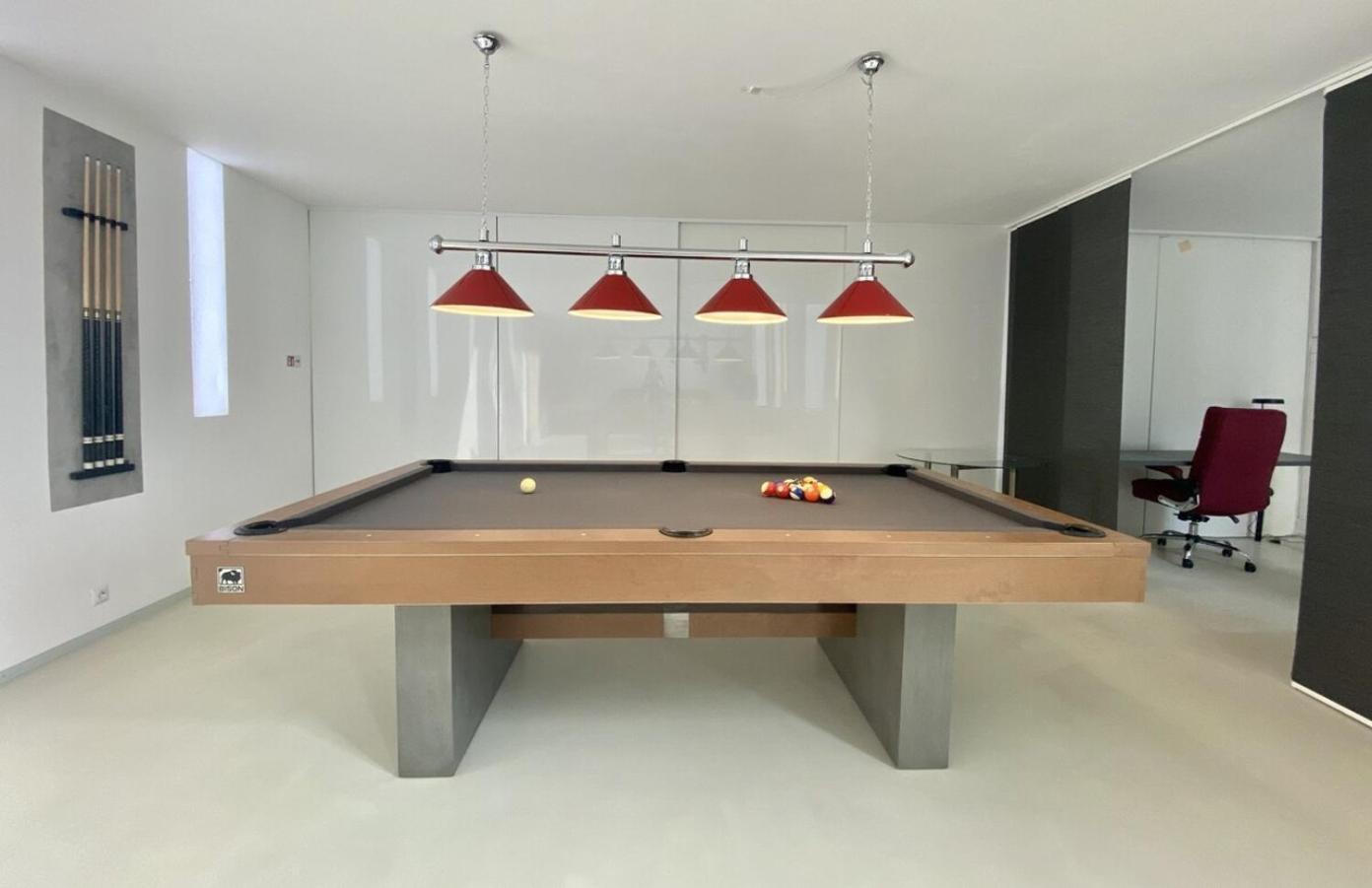 Loft With Pool Table, Kitchen Island & Gallery