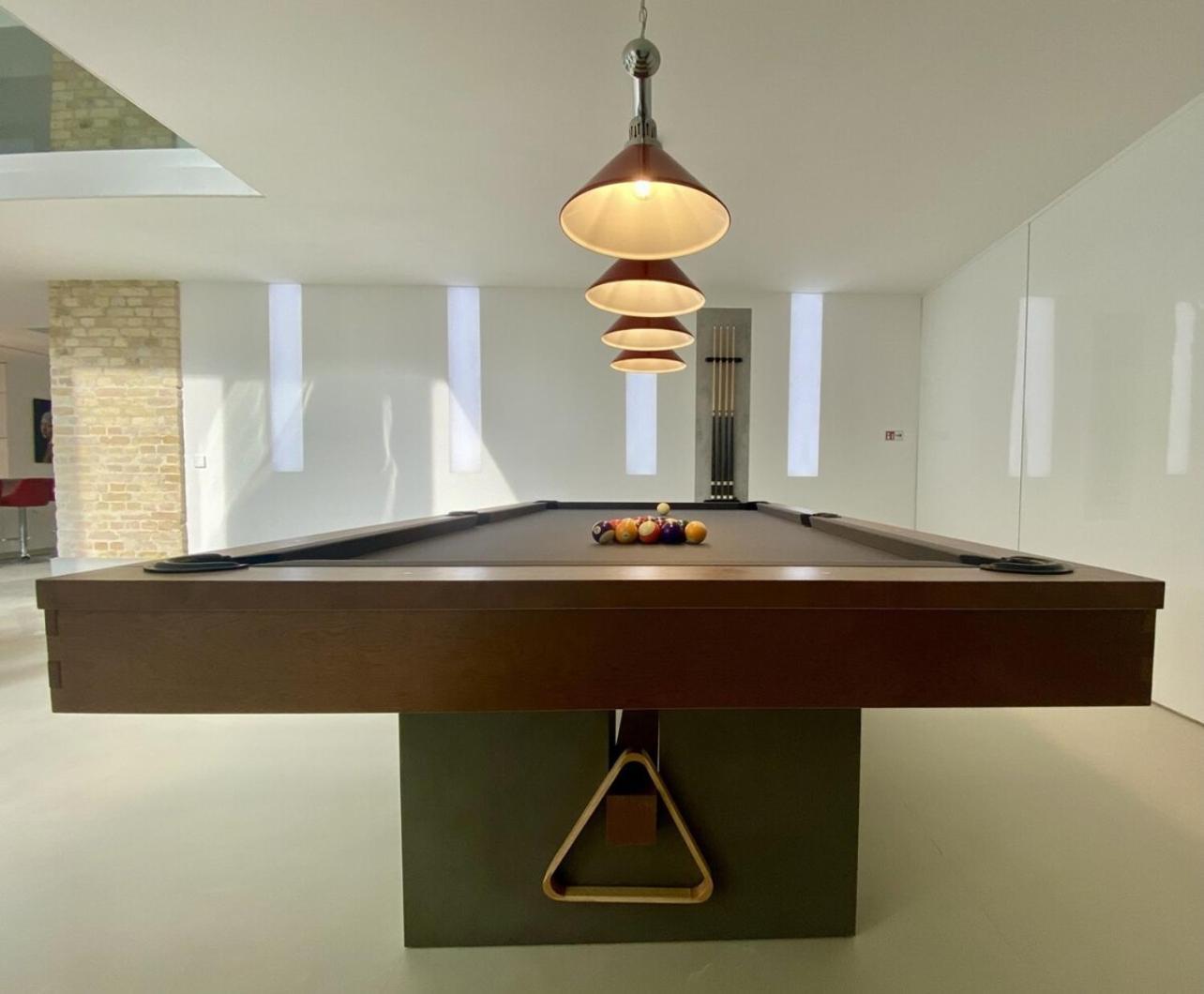 Apartment Loft With Pool Table, Kitchen Island & Gallery