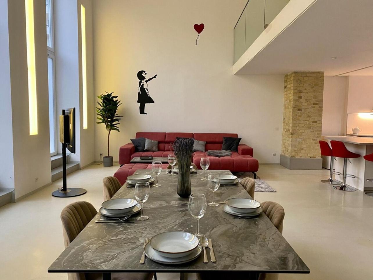 Loft With Pool Table, Kitchen Island & Gallery