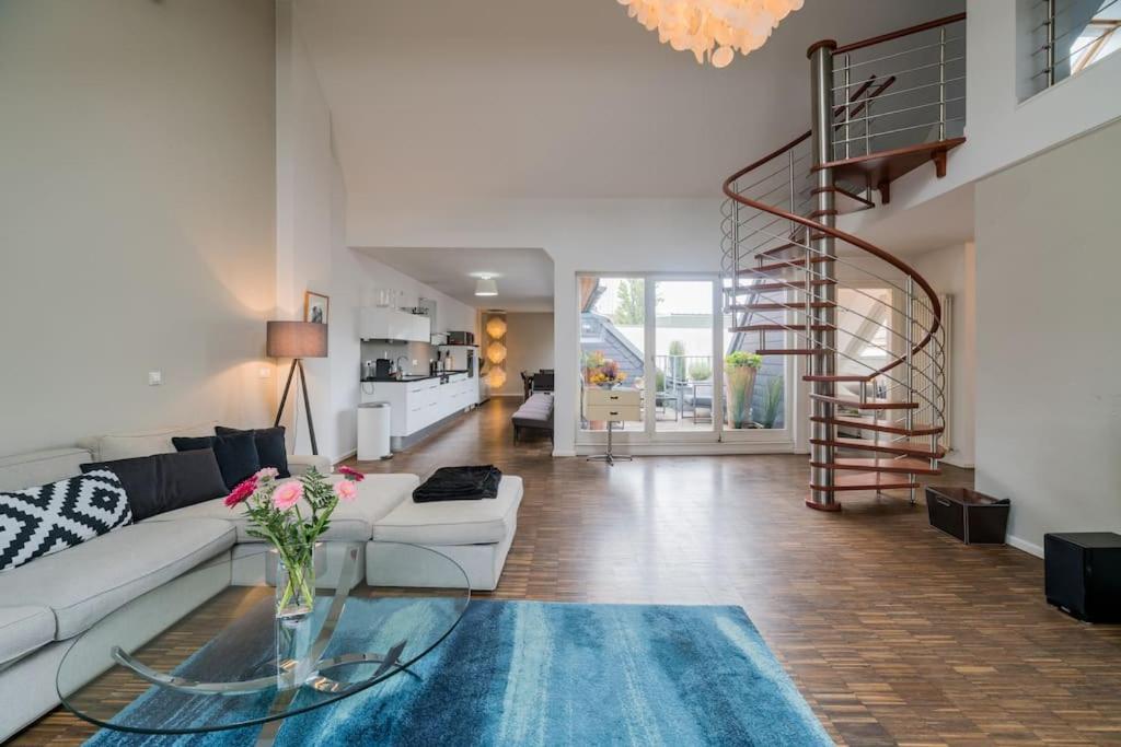 Ruhige Dachwohnung Mit Terrasse Mitte - Spacious Modern Rooftop Loft In Mitte Apartment