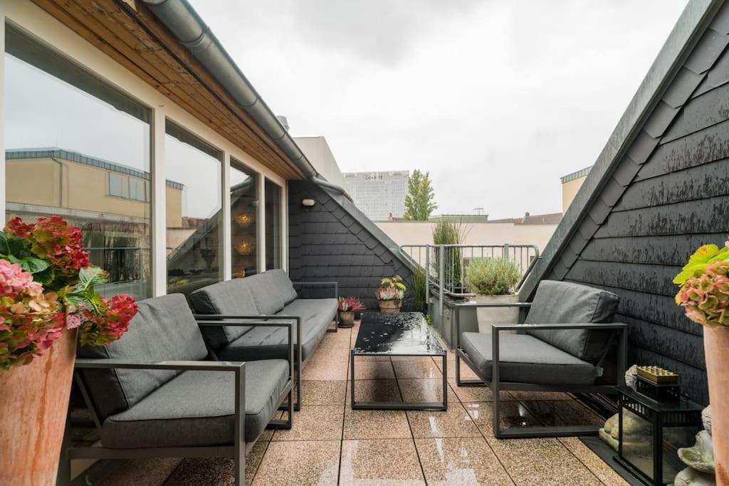 Ruhige Dachwohnung Mit Terrasse Mitte - Spacious Modern Rooftop Loft In Mitte