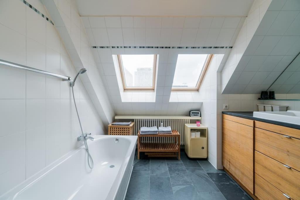 Ruhige Dachwohnung Mit Terrasse Mitte - Spacious Modern Rooftop Loft In Mitte Berlin