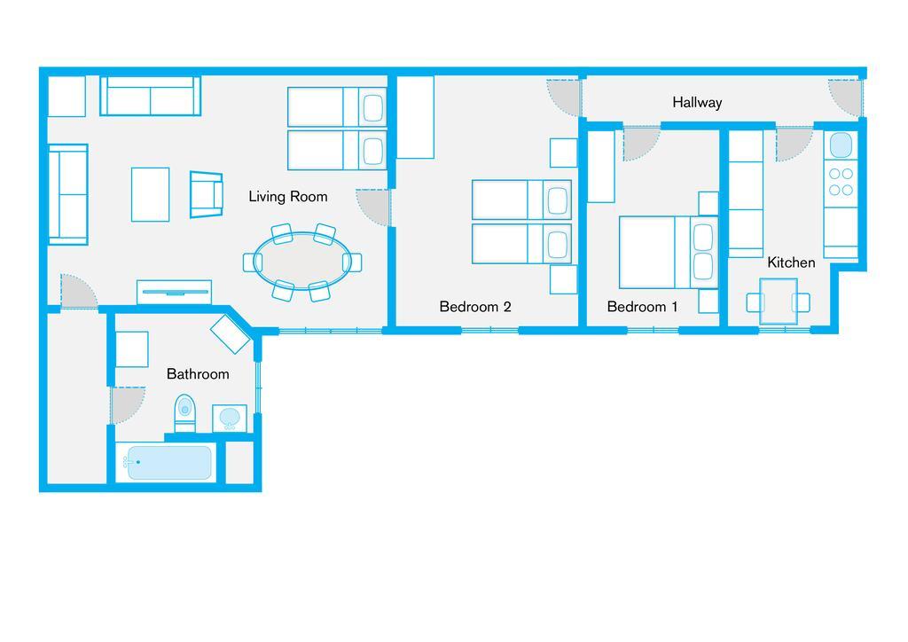 Wilhelmshavener 3br In Downdown Moabit Apartment