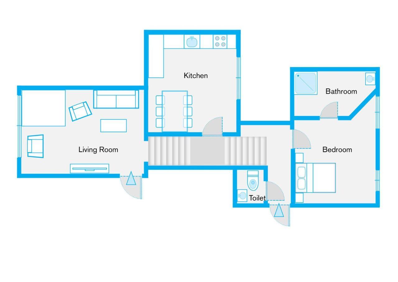 The Duesseldorfer, 1 Bedroom 1 Living Up To 4 People * Berlin